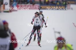 11.01.2017, Ruhpolding, Germany (GER): Dominik Landertinger (AUT), Dominik Landertinger (AUT) -  IBU world cup biathlon, relay men, Ruhpolding (GER). www.nordicfocus.com. © Manzoni/NordicFocus. Every downloaded picture is fee-liable.