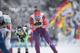11.01.2017, Ruhpolding, Germany (GER): Lowell Bailey (USA), Lowell Bailey (USA) -  IBU world cup biathlon, relay men, Ruhpolding (GER). www.nordicfocus.com. © Manzoni/NordicFocus. Every downloaded picture is fee-liable.
