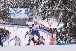 11.01.2017, Ruhpolding, Germany (GER): Vetle Sjastad Christiansen (NOR), Vetle Sjastad Christiansen (NOR) -  IBU world cup biathlon, relay men, Ruhpolding (GER). www.nordicfocus.com. © Manzoni/NordicFocus. Every downloaded picture is fee-liable.