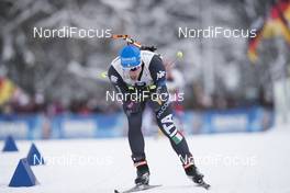 11.01.2017, Ruhpolding, Germany (GER): Lukas Hofer (ITA), Lukas Hofer (ITA) -  IBU world cup biathlon, relay men, Ruhpolding (GER). www.nordicfocus.com. © Manzoni/NordicFocus. Every downloaded picture is fee-liable.