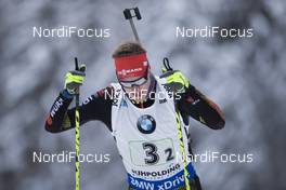 11.01.2017, Ruhpolding, Germany (GER): Benedikt Doll (GER), Benedikt Doll (GER) -  IBU world cup biathlon, relay men, Ruhpolding (GER). www.nordicfocus.com. © Manzoni/NordicFocus. Every downloaded picture is fee-liable.