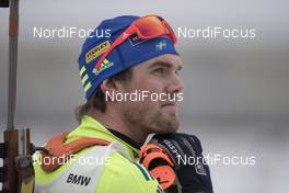 11.01.2017, Ruhpolding, Germany (GER): Fredrik Lindstroem (SWE) -  IBU world cup biathlon, relay men, Ruhpolding (GER). www.nordicfocus.com. © Manzoni/NordicFocus. Every downloaded picture is fee-liable.