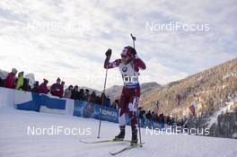 11.01.2017, Ruhpolding, Germany (GER): Macx Davies (CAN) -  IBU world cup biathlon, relay men, Ruhpolding (GER). www.nordicfocus.com. © Manzoni/NordicFocus. Every downloaded picture is fee-liable.