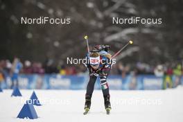 12.01.2017, Ruhpolding, Germany (GER): Federica Sanfilippo (ITA) -  IBU world cup biathlon, relay women, Ruhpolding (GER). www.nordicfocus.com. © Manzoni/NordicFocus. Every downloaded picture is fee-liable.