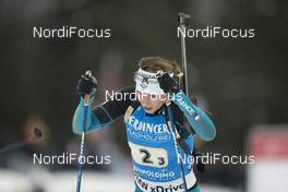 12.01.2017, Ruhpolding, Germany (GER): Anais Bescond (FRA) -  IBU world cup biathlon, relay women, Ruhpolding (GER). www.nordicfocus.com. © Manzoni/NordicFocus. Every downloaded picture is fee-liable.