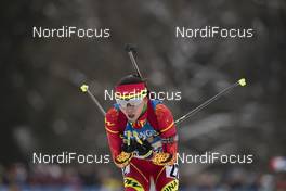 12.01.2017, Ruhpolding, Germany (GER): Yan Zhang (CHN) -  IBU world cup biathlon, relay women, Ruhpolding (GER). www.nordicfocus.com. © Manzoni/NordicFocus. Every downloaded picture is fee-liable.