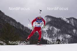 13.01.2017, Ruhpolding, Germany (GER): Sergey Bocharnikov (BLR) -  IBU world cup biathlon, sprint men, Ruhpolding (GER). www.nordicfocus.com. © Manzoni/NordicFocus. Every downloaded picture is fee-liable.
