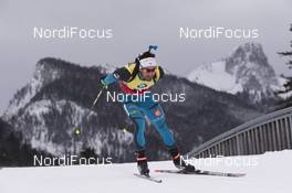 13.01.2017, Ruhpolding, Germany (GER): Martin Fourcade (FRA) -  IBU world cup biathlon, sprint men, Ruhpolding (GER). www.nordicfocus.com. © Manzoni/NordicFocus. Every downloaded picture is fee-liable.