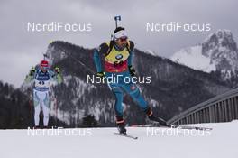 13.01.2017, Ruhpolding, Germany (GER): Martin Fourcade (FRA) -  IBU world cup biathlon, sprint men, Ruhpolding (GER). www.nordicfocus.com. © Manzoni/NordicFocus. Every downloaded picture is fee-liable.