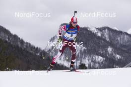 13.01.2017, Ruhpolding, Germany (GER): Christian Gow (CAN) -  IBU world cup biathlon, sprint men, Ruhpolding (GER). www.nordicfocus.com. © Manzoni/NordicFocus. Every downloaded picture is fee-liable.