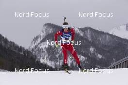 13.01.2017, Ruhpolding, Germany (GER): Dzmitry Abasheu (BLR) -  IBU world cup biathlon, sprint men, Ruhpolding (GER). www.nordicfocus.com. © Manzoni/NordicFocus. Every downloaded picture is fee-liable.