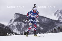 13.01.2017, Ruhpolding, Germany (GER): Lars Helge Birkeland (NOR) -  IBU world cup biathlon, sprint men, Ruhpolding (GER). www.nordicfocus.com. © Manzoni/NordicFocus. Every downloaded picture is fee-liable.