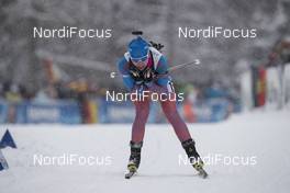 14.01.2017, Ruhpolding, Germany (GER): Ekaterina Glazyrina (RUS) -  IBU world cup biathlon, sprint women, Ruhpolding (GER). www.nordicfocus.com. © Manzoni/NordicFocus. Every downloaded picture is fee-liable.