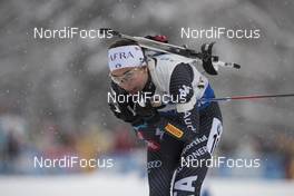 14.01.2017, Ruhpolding, Germany (GER): Lisa Vittozzi (ITA) -  IBU world cup biathlon, sprint women, Ruhpolding (GER). www.nordicfocus.com. © Manzoni/NordicFocus. Every downloaded picture is fee-liable.