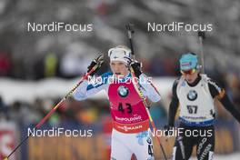 14.01.2017, Ruhpolding, Germany (GER): Kaisa Makarainen (FIN), Selina Gasparin (SUI), (l-r) -  IBU world cup biathlon, sprint women, Ruhpolding (GER). www.nordicfocus.com. © Manzoni/NordicFocus. Every downloaded picture is fee-liable.