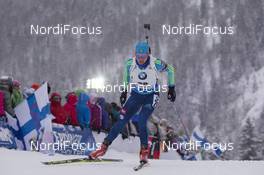 14.01.2017, Ruhpolding, Germany (GER): Darya Usanova (KAZ) -  IBU world cup biathlon, sprint women, Ruhpolding (GER). www.nordicfocus.com. © Manzoni/NordicFocus. Every downloaded picture is fee-liable.