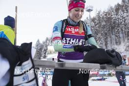 10.01.2017, Ruhpolding, Germany (GER): Anja Erzen (SLO) -  IBU world cup biathlon, training, Ruhpolding (GER). www.nordicfocus.com. © Manzoni/NordicFocus. Every downloaded picture is fee-liable.