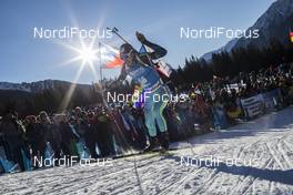 20.01.2017, Antholz, Italy (ITA): Sergey Semenov (UKR) -  IBU world cup biathlon, individual men, Antholz (ITA). www.nordicfocus.com. © Manzoni/NordicFocus. Every downloaded picture is fee-liable.