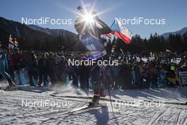 20.01.2017, Antholz, Italy (ITA): Jeremy Finello (SUI) -  IBU world cup biathlon, individual men, Antholz (ITA). www.nordicfocus.com. © Manzoni/NordicFocus. Every downloaded picture is fee-liable.