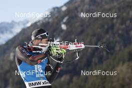 20.01.2017, Antholz, Italy (ITA): Johannes Thingnes Boe (NOR) -  IBU world cup biathlon, individual men, Antholz (ITA). www.nordicfocus.com. © Manzoni/NordicFocus. Every downloaded picture is fee-liable.