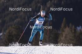 19.01.2017, Antholz, Italy (ITA): Anais Bescond (FRA) -  IBU world cup biathlon, individual women, Antholz (ITA). www.nordicfocus.com. © Manzoni/NordicFocus. Every downloaded picture is fee-liable.