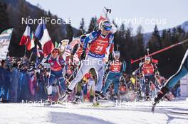 21.01.2017, Antholz, Italy (ITA): Mari Laukkanen (FIN) -  IBU world cup biathlon, mass women, Antholz (ITA). www.nordicfocus.com. © Manzoni/NordicFocus. Every downloaded picture is fee-liable.