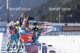 21.01.2017, Antholz, Italy (ITA): Tatiana Akimova (RUS) -  IBU world cup biathlon, mass women, Antholz (ITA). www.nordicfocus.com. © Manzoni/NordicFocus. Every downloaded picture is fee-liable.
