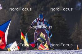 21.01.2017, Antholz, Italy (ITA): Dmitry Malyshko (RUS) -  IBU world cup biathlon, relay men, Antholz (ITA). www.nordicfocus.com. © Manzoni/NordicFocus. Every downloaded picture is fee-liable.