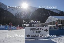 18.01.2017, Antholz, Italy (ITA): Event Feature: Track sign -  IBU world cup biathlon, training, Antholz (ITA). www.nordicfocus.com. © Manzoni/NordicFocus. Every downloaded picture is fee-liable.