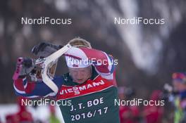 19.01.2017, Antholz, Italy (ITA): Johannes Thingnes Boe (NOR) -  IBU world cup biathlon, training, Antholz (ITA). www.nordicfocus.com. © Manzoni/NordicFocus. Every downloaded picture is fee-liable.