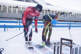 18.01.2017, Antholz, Italy (ITA): Peter Blom (SWE), Madshus Race Service -  IBU world cup biathlon, training, Antholz (ITA). www.nordicfocus.com. © Manzoni/NordicFocus. Every downloaded picture is fee-liable.