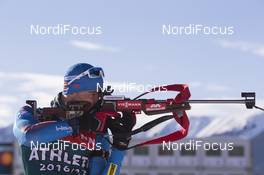 18.01.2017, Antholz, Italy (ITA): Dmitry Malyshko (RUS) -  IBU world cup biathlon, training, Antholz (ITA). www.nordicfocus.com. © Manzoni/NordicFocus. Every downloaded picture is fee-liable.