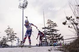 05.03.2017, Pyeong Chang, Korea (KOR): Kaia Woeien Nicolaisen (NOR) -  IBU world cup biathlon, relay women, Pyeong Chang (KOR). www.nordicfocus.com. © Manzoni/NordicFocus. Every downloaded picture is fee-liable.