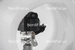 02.03.2017, Pyeong Chang, Korea (KOR): Event Feature: The shooting range camera -  IBU world cup biathlon, sprint women, Pyeong Chang (KOR). www.nordicfocus.com. © Manzoni/NordicFocus. Every downloaded picture is fee-liable.