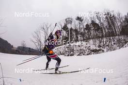 01.03.2017, Pyeong Chang, Korea (KOR): Lisa Theresa Hauser (AUT) -  IBU world cup biathlon, training, Pyeong Chang (KOR). www.nordicfocus.com. © Manzoni/NordicFocus. Every downloaded picture is fee-liable.