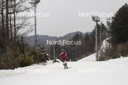 01.03.2017, Pyeong Chang, Korea (KOR): Emma Lunder (CAN) -  IBU world cup biathlon, training, Pyeong Chang (KOR). www.nordicfocus.com. © Manzoni/NordicFocus. Every downloaded picture is fee-liable.