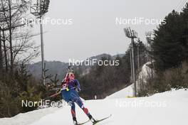 01.03.2017, Pyeong Chang, Korea (KOR): Eva Puskarcikova (CZE) -  IBU world cup biathlon, training, Pyeong Chang (KOR). www.nordicfocus.com. © Manzoni/NordicFocus. Every downloaded picture is fee-liable.