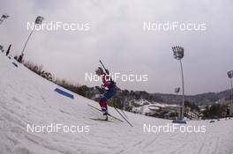 01.03.2017, Pyeong Chang, Korea (KOR): Hilde Fenne (NOR) -  IBU world cup biathlon, training, Pyeong Chang (KOR). www.nordicfocus.com. © Manzoni/NordicFocus. Every downloaded picture is fee-liable.