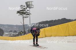 01.03.2017, Pyeong Chang, Korea (KOR): Aita Gasparin (SUI) -  IBU world cup biathlon, training, Pyeong Chang (KOR). www.nordicfocus.com. © Manzoni/NordicFocus. Every downloaded picture is fee-liable.