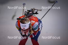 12.03.2017, Kontiolahti, Finland (FIN): Tiril Eckhoff (NOR) -  IBU world cup biathlon, relay mixed, Kontiolahti (FIN). www.nordicfocus.com. © Tumashov/NordicFocus. Every downloaded picture is fee-liable.