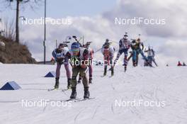 19.03.2017, Oslo, Norway (NOR): Erik Lesser (GER) -  IBU world cup biathlon, mass men, Oslo (NOR). www.nordicfocus.com. © Manzoni/NordicFocus. Every downloaded picture is fee-liable.