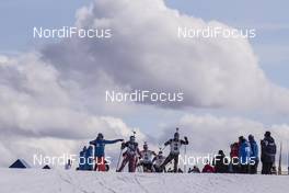 19.03.2017, Oslo, Norway (NOR): Anton Shipulin (RUS), Erik Lesser (GER), (l-r) -  IBU world cup biathlon, mass men, Oslo (NOR). www.nordicfocus.com. © Manzoni/NordicFocus. Every downloaded picture is fee-liable.
