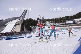 19.03.2017, Oslo, Norway (NOR): Yuliia Dzhima (UKR) -  IBU world cup biathlon, mass women, Oslo (NOR). www.nordicfocus.com. © Manzoni/NordicFocus. Every downloaded picture is fee-liable.
