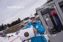 16.03.2017, Oslo, Norway (NOR): Jens Schierven (NOR) -  IBU world cup biathlon, training, Oslo (NOR). www.nordicfocus.com. © Manzoni/NordicFocus. Every downloaded picture is fee-liable.