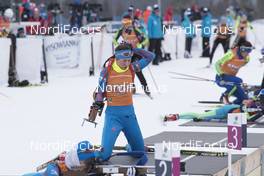 24.01.2017, Duszniki Zdroj, Poland (POL): Daria Virolaynen (RUS) - IBU Open European championships biathlon, training, Duszniki Zdroj (POL). www.nordicfocus.com. © Manzoni/NordicFocus. Every downloaded picture is fee-liable.