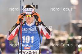 16.02.2017, Hochfilzen, Austria (AUT): Julian Eberhard (AUT) - IBU world championships biathlon, individual men, Hochfilzen (AUT). www.nordicfocus.com. © NordicFocus. Every downloaded picture is fee-liable.
