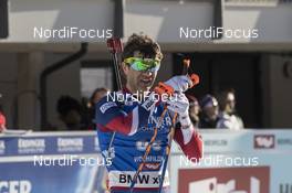 16.02.2017, Hochfilzen, Austria (AUT): Ole Einar Bjoerndalen (NOR) - IBU world championships biathlon, individual men, Hochfilzen (AUT). www.nordicfocus.com. © NordicFocus. Every downloaded picture is fee-liable.