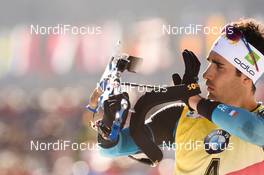 16.02.2017, Hochfilzen, Austria (AUT): Martin Fourcade (FRA) - IBU world championships biathlon, individual men, Hochfilzen (AUT). www.nordicfocus.com. © NordicFocus. Every downloaded picture is fee-liable.