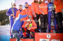 16.02.2017, Hochfilzen, Austria (AUT): Event Feature: team USA- IBU world championships biathlon, individual men, Hochfilzen (AUT). www.nordicfocus.com. © NordicFocus. Every downloaded picture is fee-liable.
