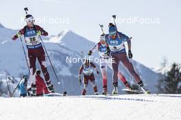 15.02.2017, Hochfilzen, Austria (AUT): Julia Ransom (CAN), Tatiana Akimova (RUS), (l-r), (l-r) - IBU world championships biathlon, individual women, Hochfilzen (AUT). www.nordicfocus.com. © NordicFocus. Every downloaded picture is fee-liable.
